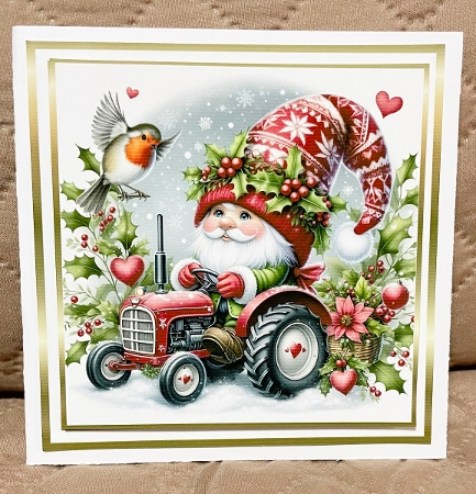 tractor gnome 1 by Suzi Cooper