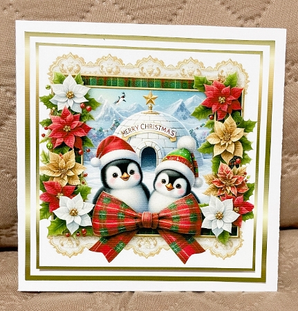 penguins at christmas 2 by Suzi Cooper
