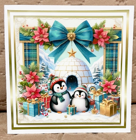 penguins at christmas 3 by Suzi Cooper