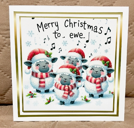 merry christmas to ewe 3 by Suzi Cooper
