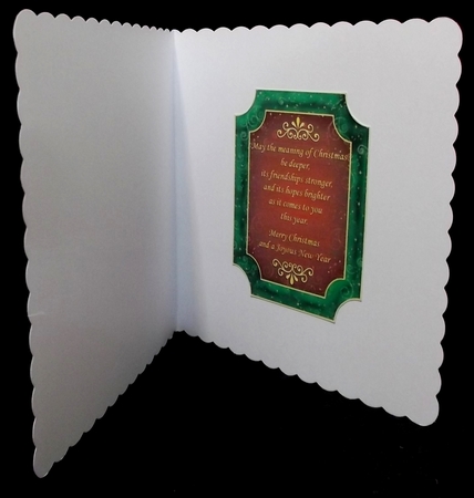 Christmas Verses in Red Green and Golds by Suzi Cooper