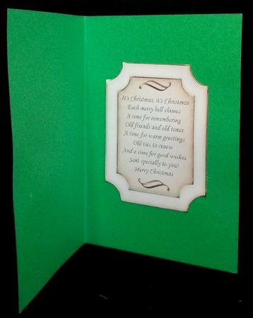 Christmas Verses in Coffee Cream and Gold by Suzi Cooper