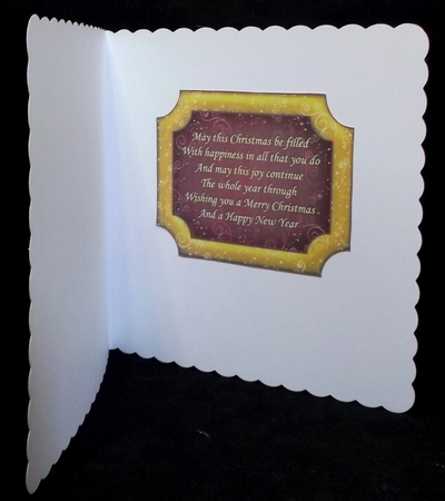Christmas Verses in Reds and Golds by Suzi Cooper