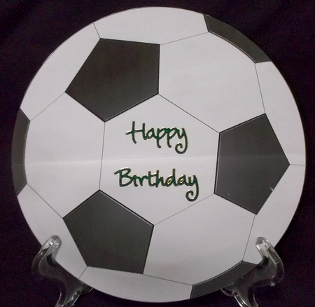 Football Rock N Roll Kit with Envelope and Insert by Suzi Cooper