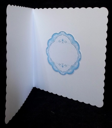 Christmas Verses Toppers or Inserts Blue by Suzi Cooper