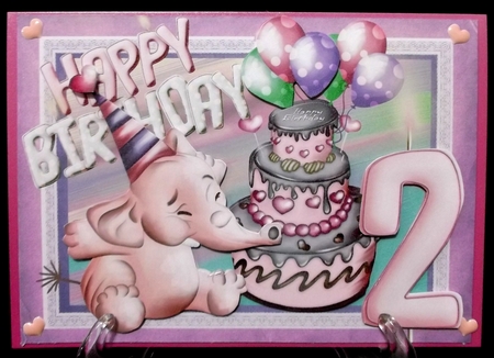 Baby Girls 2nd Birthday by Suzi Cooper