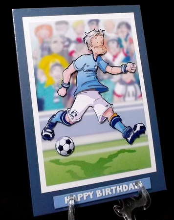 Football Dude Manchester City by Suzi Cooper