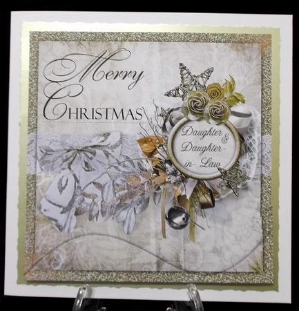 Golden Christmas Daughter & Daughter-in-law Swirl Stacker by Suzi Cooper