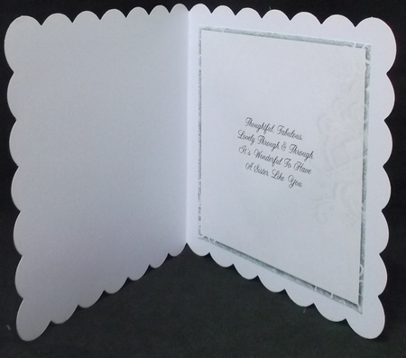 Poppy Duo on Grey Sister Insert 8x8 Inch by Suzi Cooper