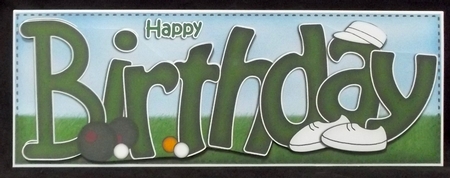 Birthday Bowls Large Dl Sports Quick Card N 3D Decoupage by Suzi Cooper