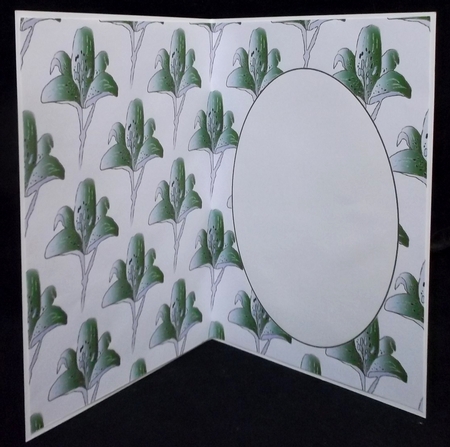 Green and Blue Lily Insert 2 by Suzi Cooper
