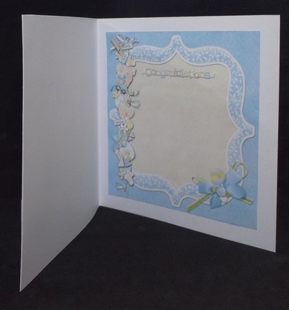 8x8 New Baby Boy Insert by Suzi Cooper