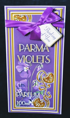 Parma Violets Perfume Thinking of You Dl Topdown Topper by Suzi Cooper