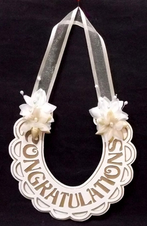 Wedding Horseshoe Congratulations by Suzi Cooper