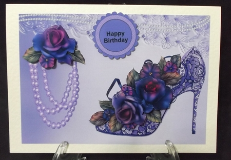 Lavender Shoe by Suzi Cooper