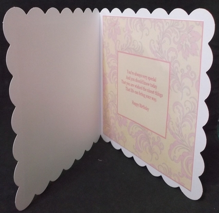 Pretty Pink Floral Vintage 7'' Insert 1 by Suzi Cooper