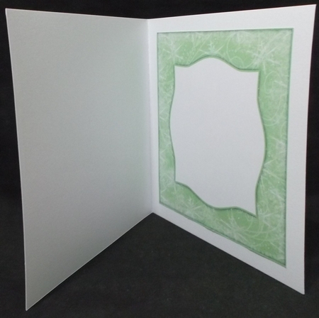 Snow Flurry 8x8 Blank Card Front - Bright Shade by Suzi Cooper