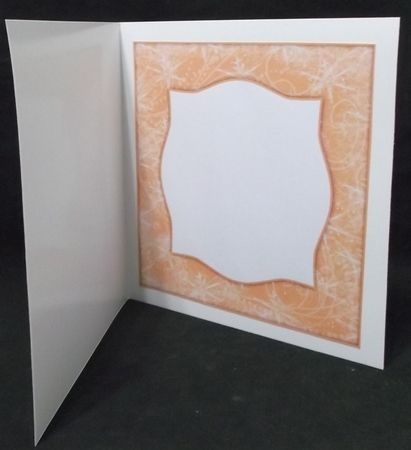 Snow Flurry 8x8 Blank Card Front - Bright Shade by Suzi Cooper