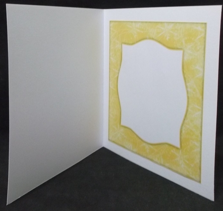 Snow Flurry 8x8 Blank Card Front - Bright Shade by Suzi Cooper