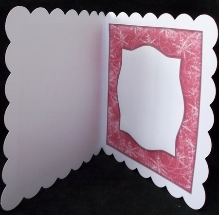 Snow Flurry 8x8 Blank Card Front - Bright Shade by Suzi Cooper