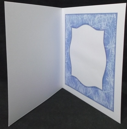 Snow Flurry 8x8 Blank Card Front - Bright Shade by Suzi Cooper