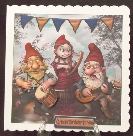 8x8 Gnome Birthday Band Mini Kit by Suzi Cooper