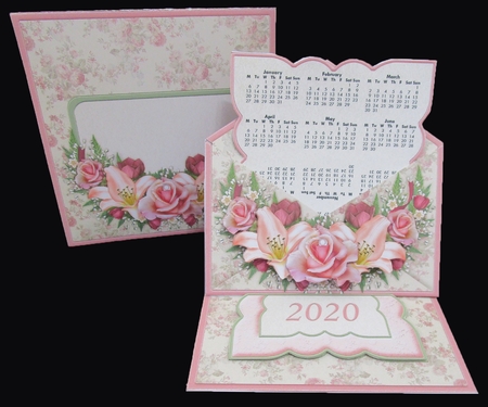 Lilies & Roses Envelope Easel Kit Birthday or Anniversary by Suzi Cooper