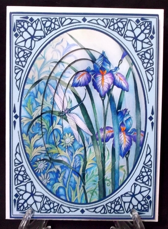 Iris Fantasia A5 Oval Invertage Kit by Suzi Cooper