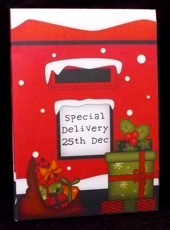 3D Christmas Postbox Gift Bag Mini Kit by Suzi Cooper