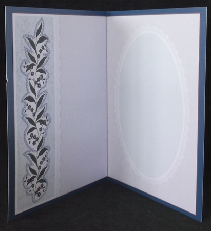 Pale Lilac Floral & Lace Insert by Suzi Cooper