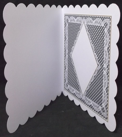 Black White Dotty Spot 7in Diamond Insert Panel by Suzi Cooper