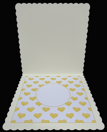 Heart Balloons Yellow Insert 8x8 by Suzi Cooper