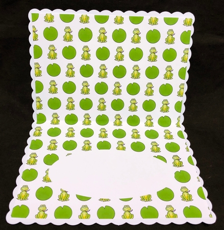 Frogs and Lilypads Backing Paper by Suzi Cooper