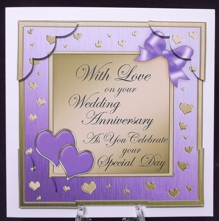 8x8 Wedding Anniversary Scalloped Corner by Suzi Cooper