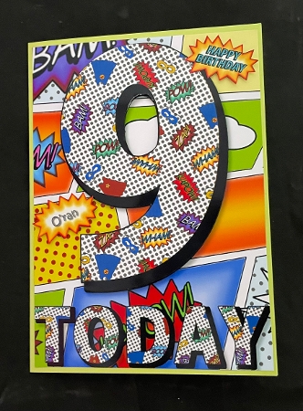 9 Today Comic Book Birthday A5 by Suzi Cooper