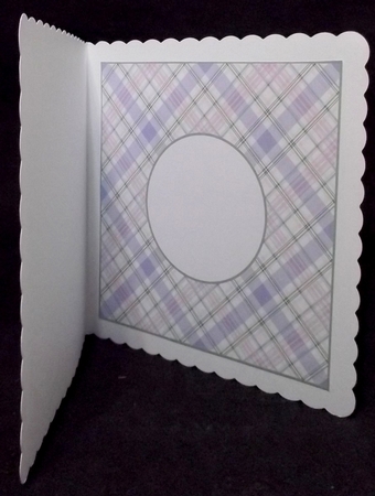 Easter Plaid Insert 8x8 6 by Suzi Cooper
