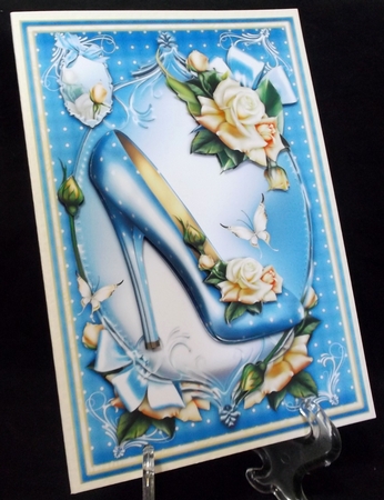 Blue Polka Dot Shoes by Suzi Cooper