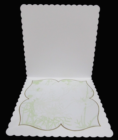 Cosmos Olive Large Blooms 8inch Insert Panel by Suzi Cooper