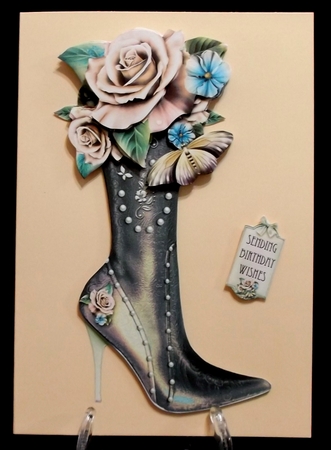 Golden Rose Boot by Suzi Cooper
