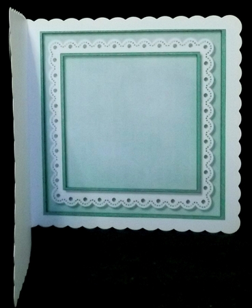 Lovely Deep Green Incert with Lace  by Suzi Cooper