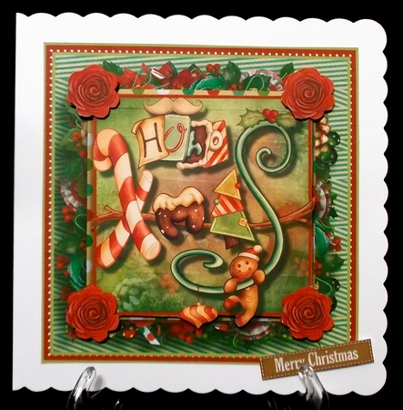 Ho Ho Ho! Xmas Card Front Kit by Suzi Cooper