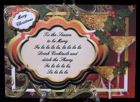 Tis the Season - A5 Landscape Aperture Complete Card by Suzi Cooper