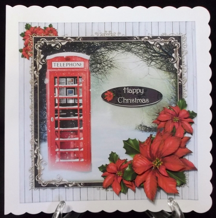 Winter Walk Phone Box by Suzi Cooper