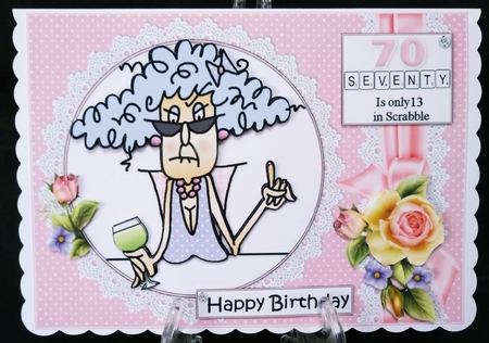 Stella Plays Scrabble 70th by Suzi Cooper