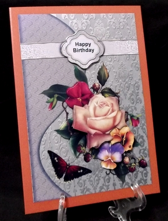Rose and Pansies by Suzi Cooper