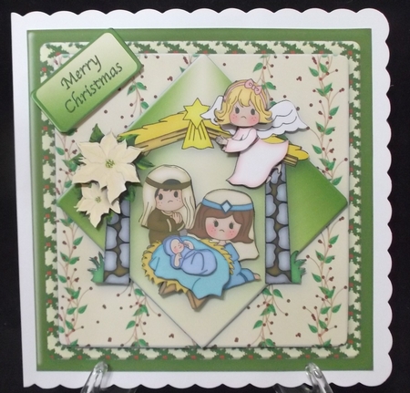 Away in a Manger - Diamond Panel Card Mini Kit by Suzi Cooper