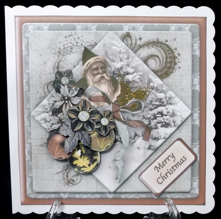Vintage Christmas - Diamond Panel Card Mini Kit by Suzi Cooper