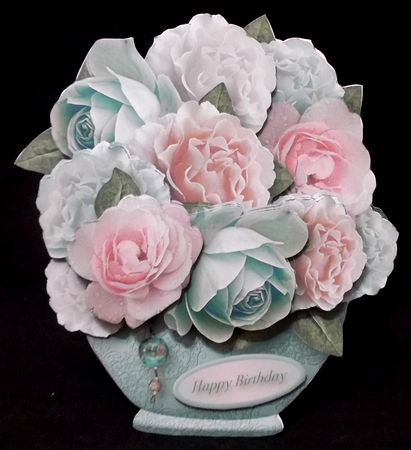 Pastel Bouquet - Pots of Flowers Card Mini Kit by Suzi Cooper