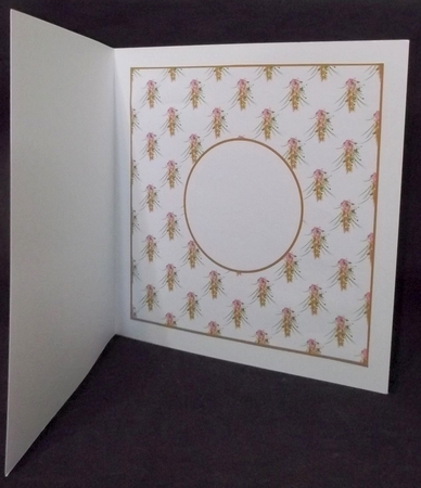 Christmas Cones with Bows Insert 8x8 by Suzi Cooper