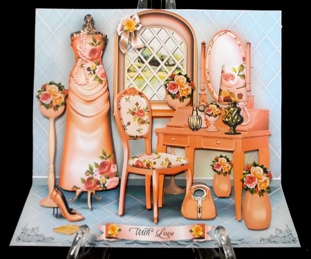 Peach Dressing Room Card Mini Kit by Suzi Cooper